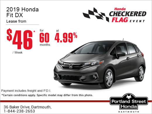 Lease the 2019 Honda Fit!