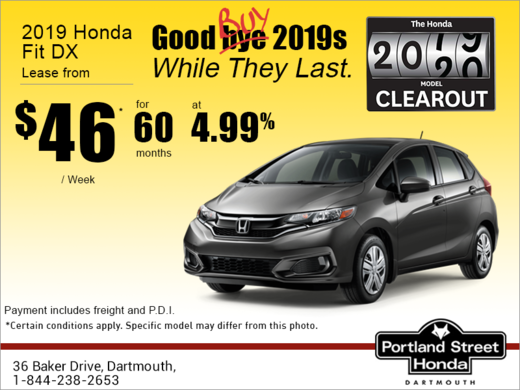 Lease the 2019 Honda Fit!