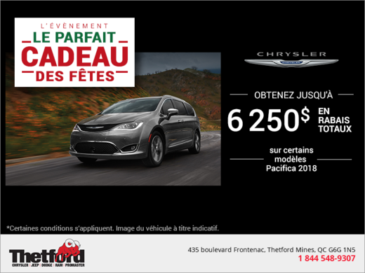 L'événement Le parfait cadeau des fêtes de Chrysler