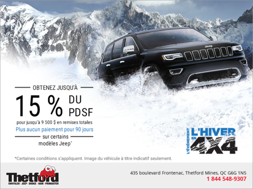 L'événement l'hiver en 4X4!