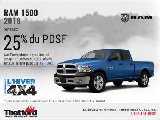 Procurez-vous le RAM 1500 2018