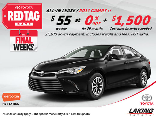 Get the All-New 2017 Toyota Camry!