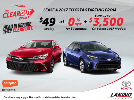Toyota Clearout Event
