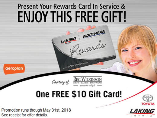 Swipe Your Rewards Card for FREE GIFT!