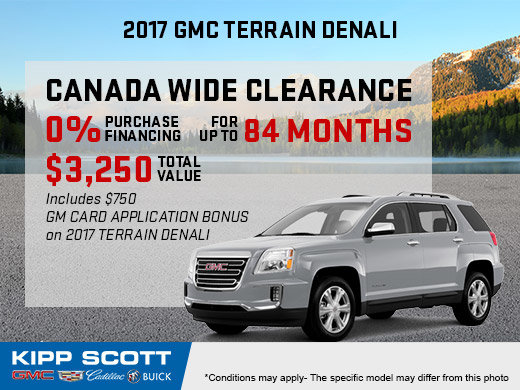 Save Big on the 2017 GMC Terrain Today!