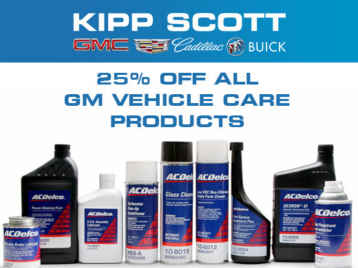 25% Off GM Vehicle Care Products