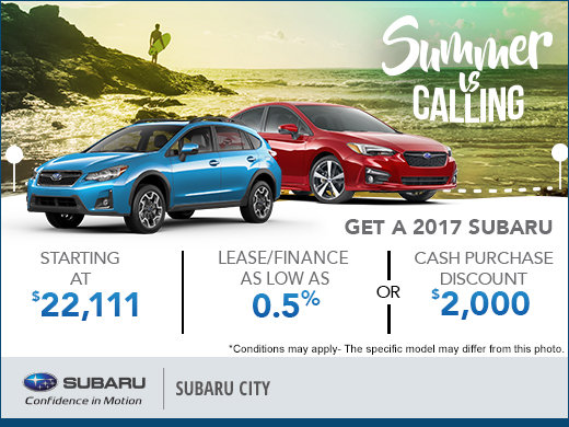 Subaru City's Monthly Sales Event