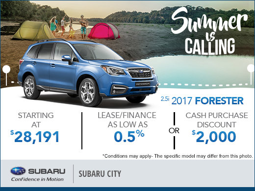 Save Big on the 2017 Subaru Forester