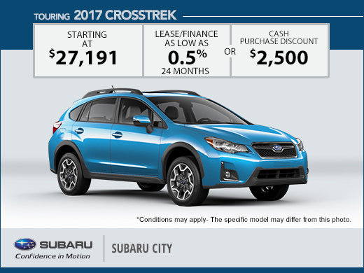 Save Big on the 2017 Subaru Crosstrek Touring!