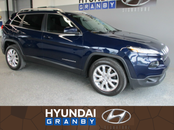 Jeep Cherokee Limited V6 CUIR TOIT PANO NAVI CAM RECUL FULL FULL 2014