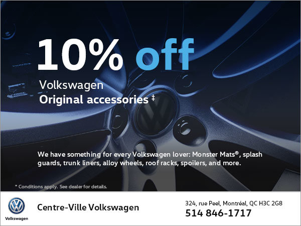 Get 10% Off Volkswagen Original Accessories