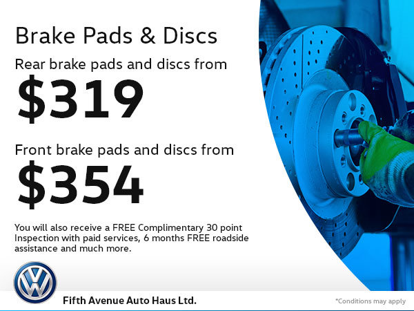 Save on VW Brake Pads & Discs