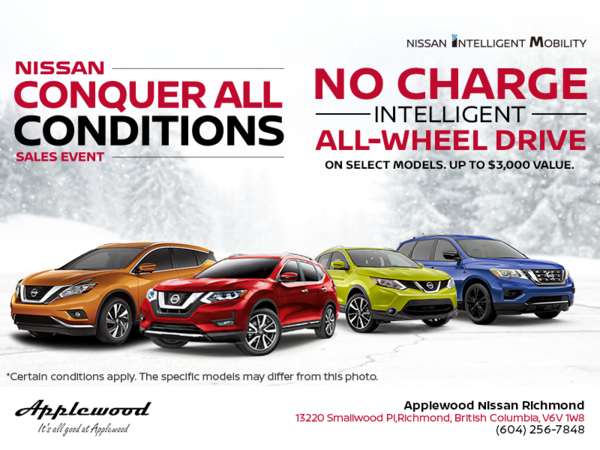 Nissan Conquer All Conditions Sales Event