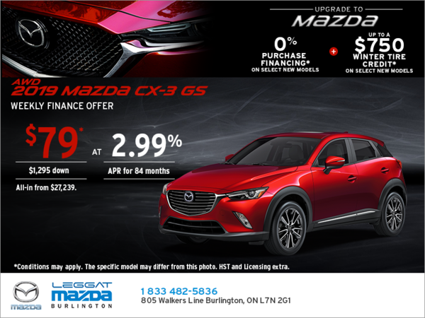 Get the 2019 Mazda CX-3 Today!