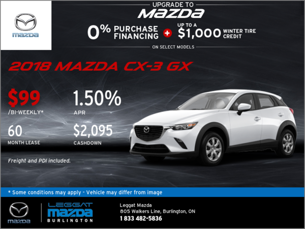 Get the 2018 Mazda CX-3 GX Now!