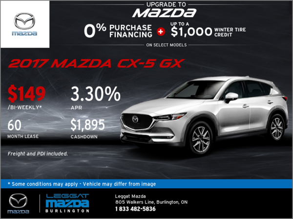 Save on the All-New 2017 CX-5 GX Today!