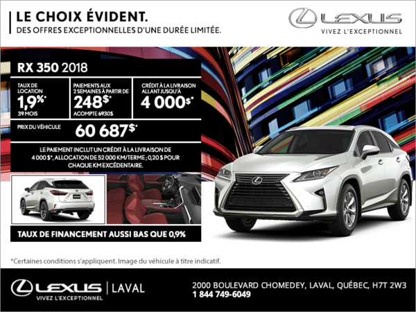 Lexus RX 350 2018
