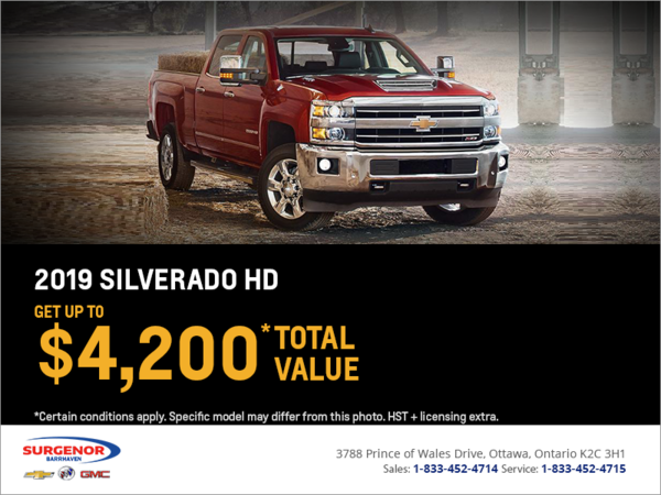 Get the 2019 Chevrolet Silverado HD