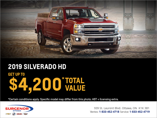 Get the 2019 Chevrolet Silverado HD