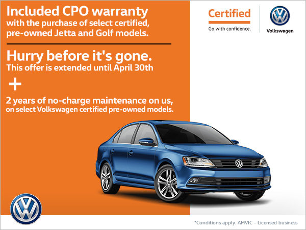 Certified Pre-Owned Warranty Offer