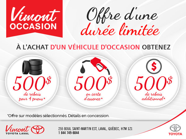 Offre d'une durée limitée