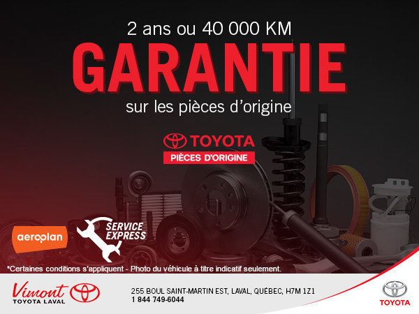 Garantie de 2 ans