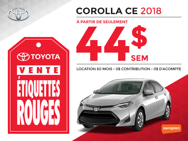 COROLLA CE 2018