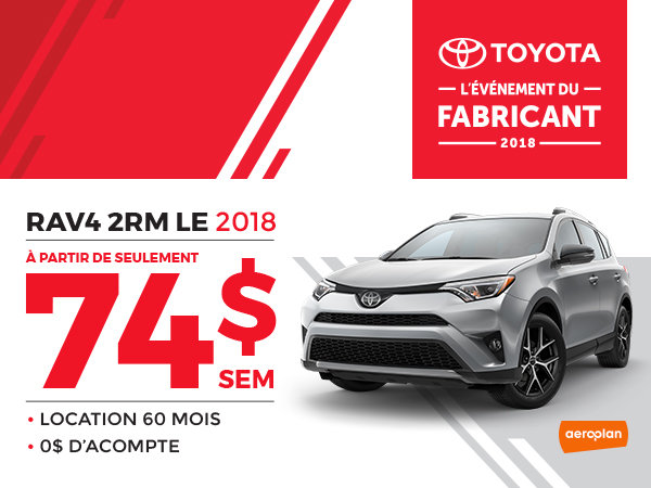 RAV4 2RM LE 2018