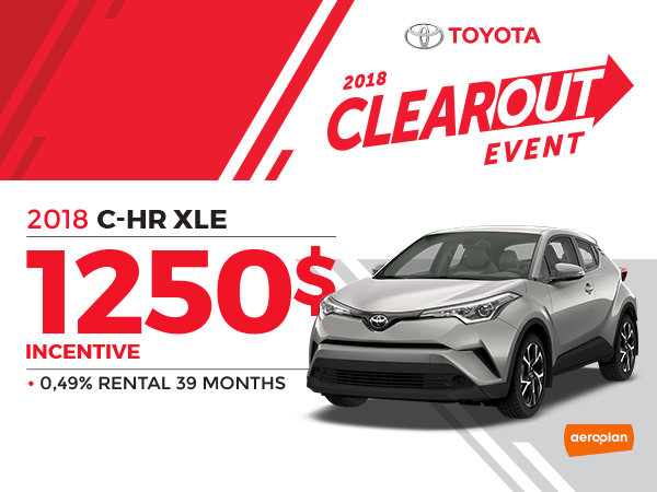 2018 C-HR XLE