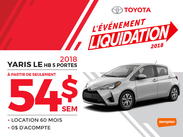 YARIS LE 2018