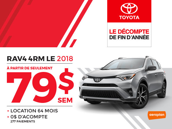 RAV4 4RM LE 2018