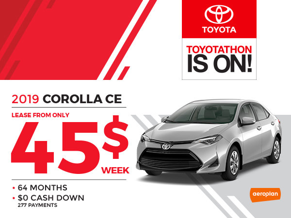 2019 COROLLA CE