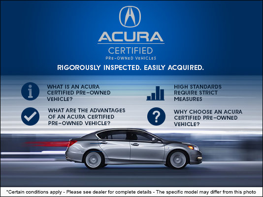 Acura Certified Pre-Owned Vehicles