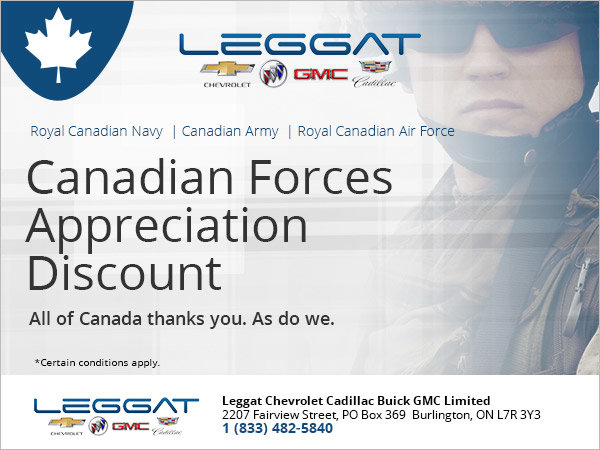 Canadian Forces Appreciation Discount