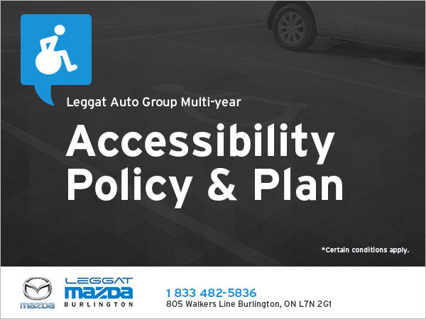 Leggat Auto Group's Multi-year Accessibility Policy & Plan