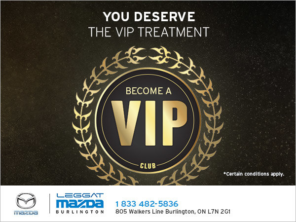 Become a VIP at Leggat Mazda