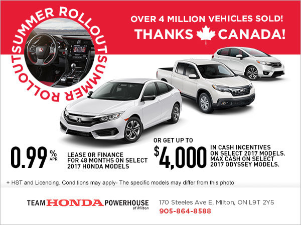 Honda's Summer Rollout Event!