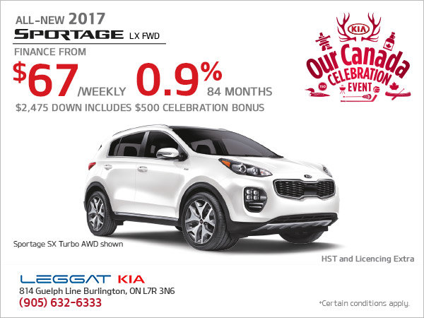 Save on the New 2017 Sportage