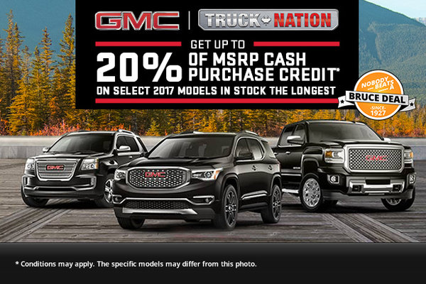 GMC Monthly Sales Event