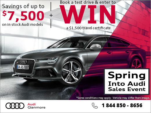 Spring Into Audi Sales Event Glenmore Audi Promotion In Calgary