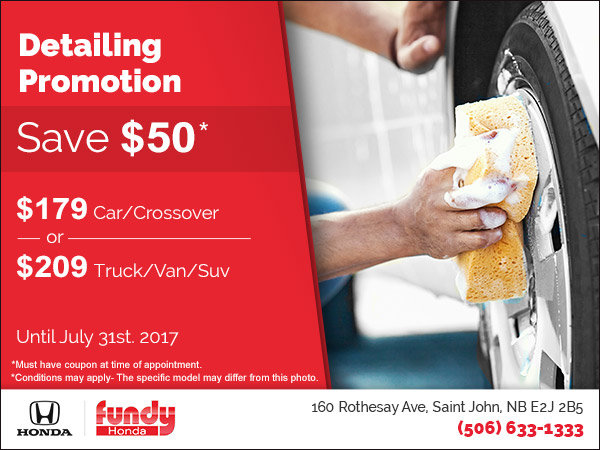 Save $50 on Seasonal Detailing!