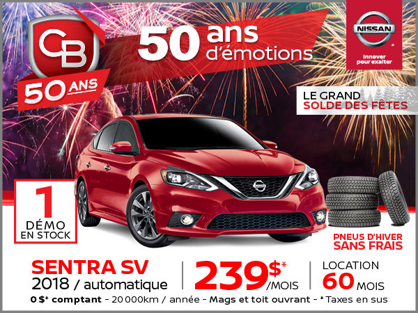 Sentra SV 2018 automatique