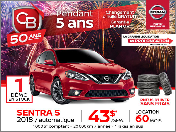Sentra S 2018 automatique