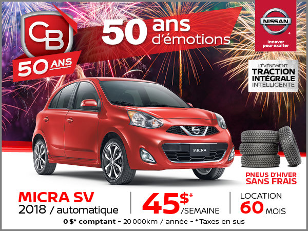 Micra SV 2018 automatique
