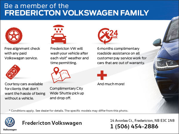 Be a Member of the Fredericton Volkswagen Family