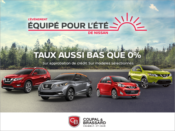 L'événement équipé pour l'été de Nissan