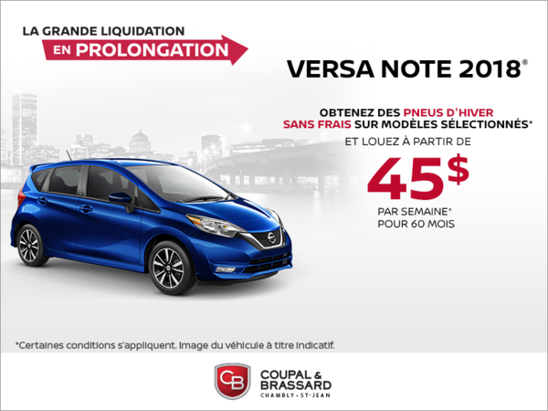 La Nissan Versa Note 2018