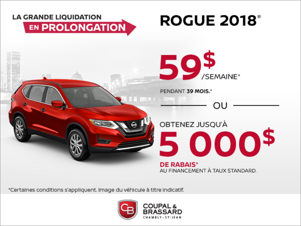 Le Nissan Rogue 2018!