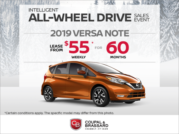 Get the 2019 Versa Note today!