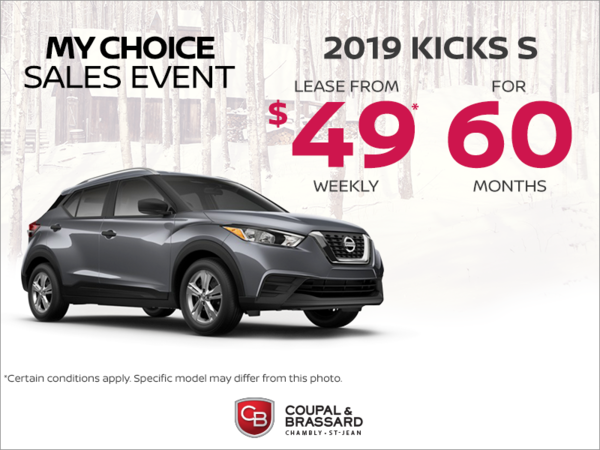 Get the 2019 Kicks today!